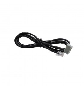 best selling RJ 11 4pin male to female cable  black pvc Telephone cable